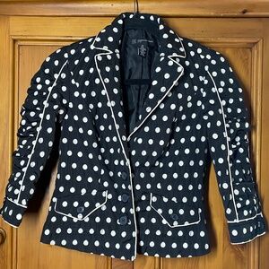 I.N.C International Concepts Women's Polka Dot Blazer 4P jacket